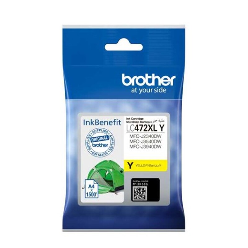 Brother LC472XLY Sarı Kartuş 3000 Sayfa