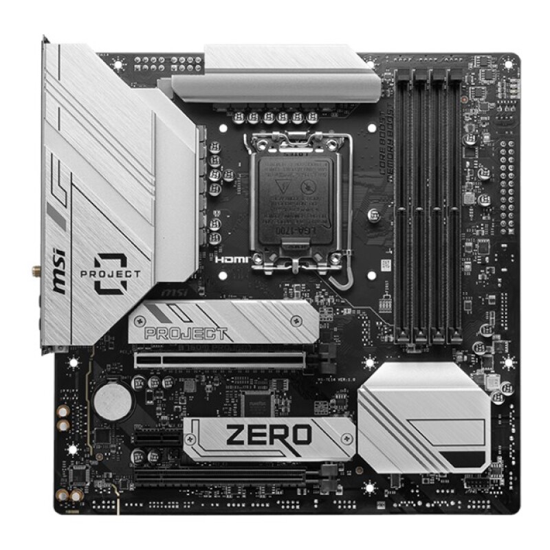 MSI B760M Project Zero Wifi DDR5 1700P Hdmi Dp