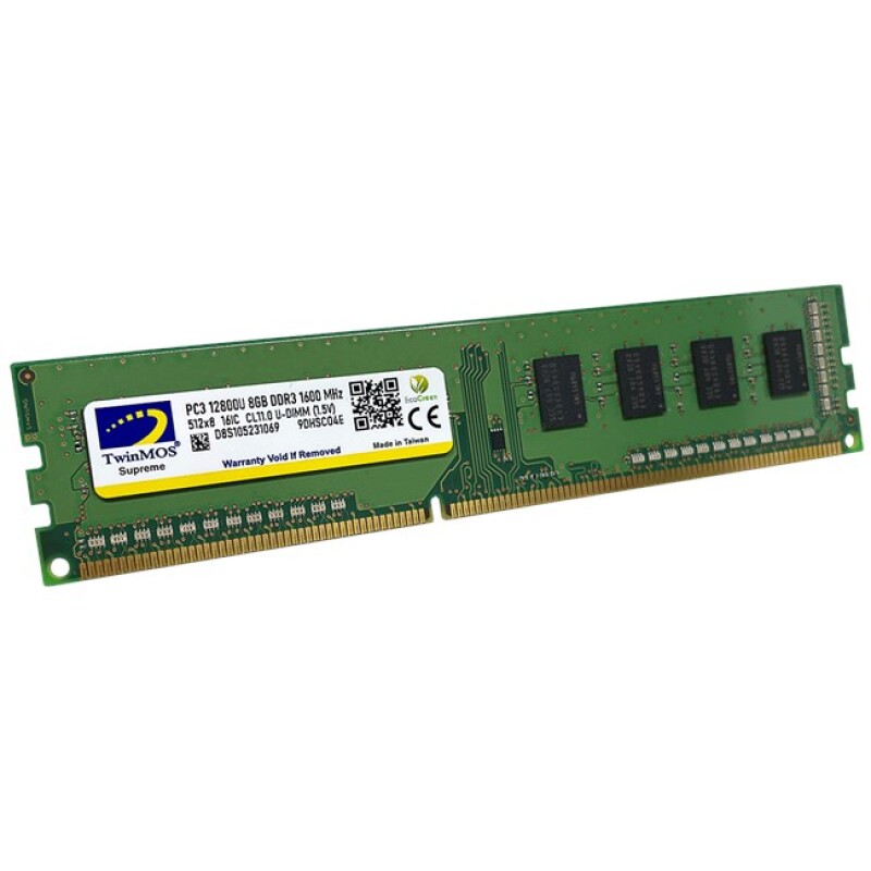TwinMOS 8GB DDR3 1600MHz (MDD38GB1600D)