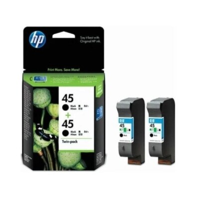 HP 45 51645AA Siyah Mürekkep Kartuş (2'li)
