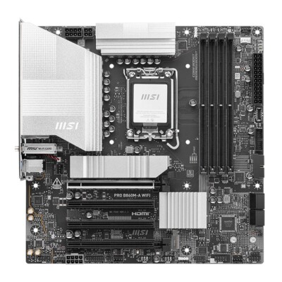 MSI Pro B860M-A Wifi DDR5 1851P Hdmi Dp Type-C