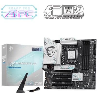 MSI B860M Gaming Plus Wifi D5 1851P Hdmi Dp Type-C