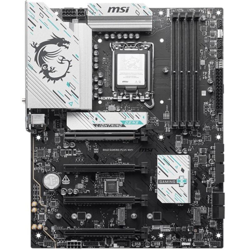MSI B860 Gaming Plus Wifi D5 1851P Hdmi Dp Type-C