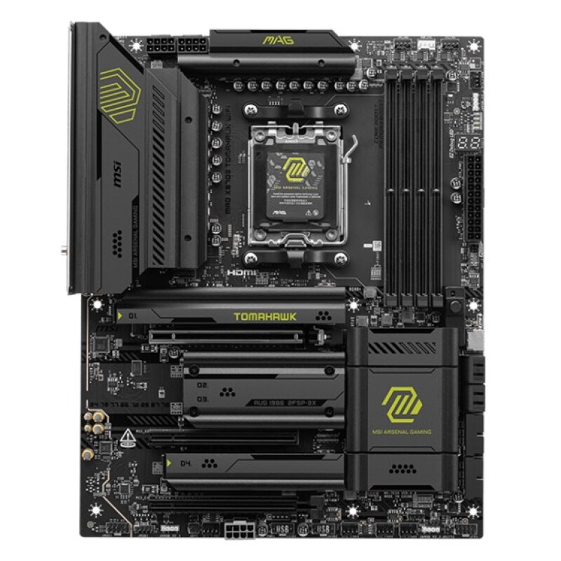 MSI Mag X870E Tomahawk Wifi AM5 Ryzen D5 Type-C