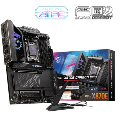 MSI Mpg X870E Carbon Wifi AM5 Ryzen D5 Type-C