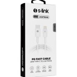 S-link Hızlı Şarj Kablosu Type-C to Lightning (1m)
