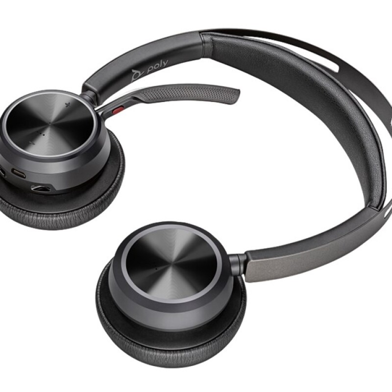 Poly Voyager Focus 2 Mik. Stereo Kulaklık (+Stand)