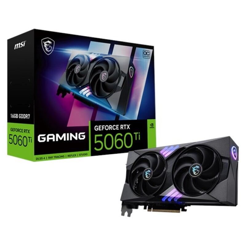 MSI GeForce RTX 5060 TI 16G Gaming OC GD7 128Bit