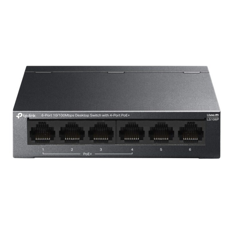 Tp-Link LS106P 6 Port 10/100 4 Port PoE Switch