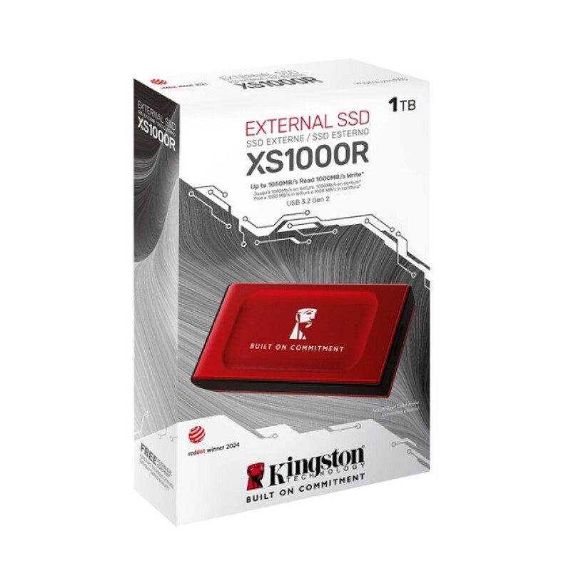 Kingston 1TB SXS1000R BOC Usb 3.2 Gen 2 Red