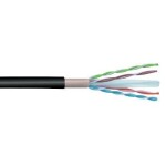 HCS  Cat6 Siyah U/UTP Outdoor Makara Kablo (500m)