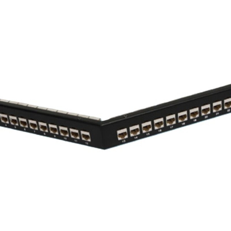 HCS 24 Port Çapraz Boş Patch Panel (P00-02430-1U)