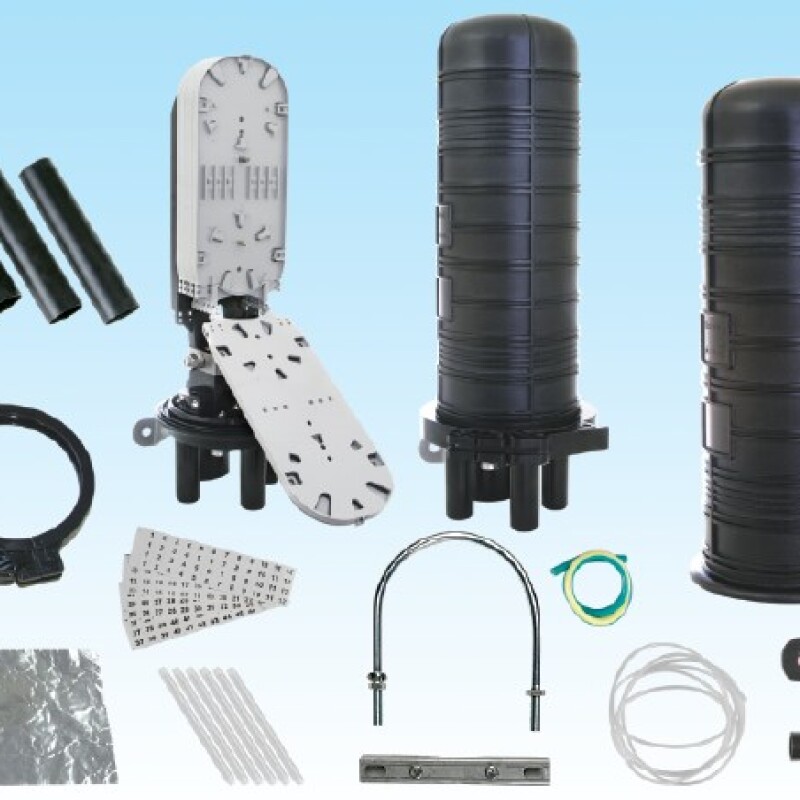 HCS Fiber Optik Yer Altı Ek Kutusu 6 Kasetli