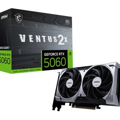 MSI GeForce RTX 5060 8G Ventus 2X OC GD7 128Bit