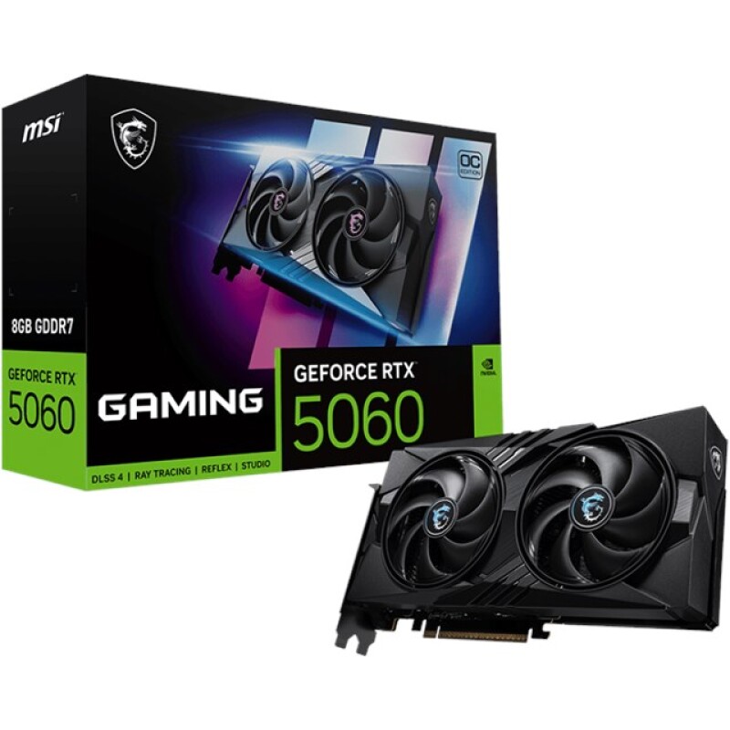 MSI GeForce RTX 5060 8G Gaming OC GD7 128Bit
