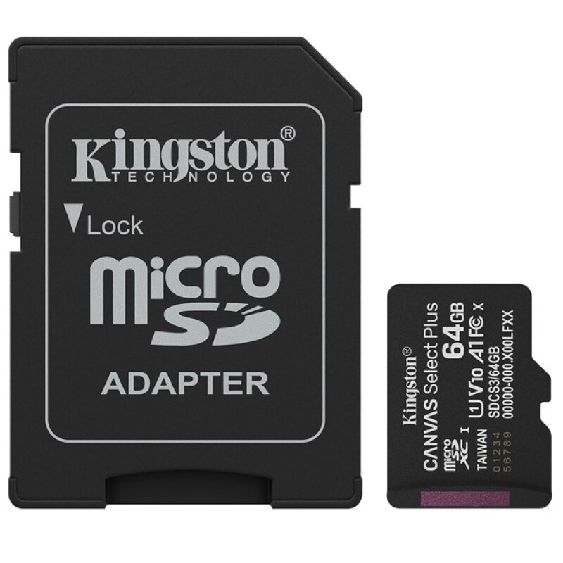 Kingston 64GB Micro SD Gen3 100MB/s SDCS3/64GB