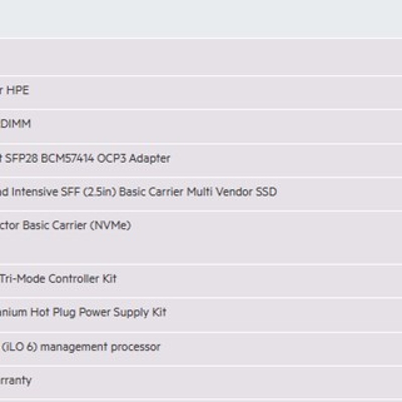 HPE DL380 Gen11 Gold 6530 64GB-2x480G-2U (P81787)