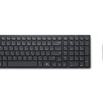 Dell Pro KM555 Sessiz Kablosuz Set Siyah