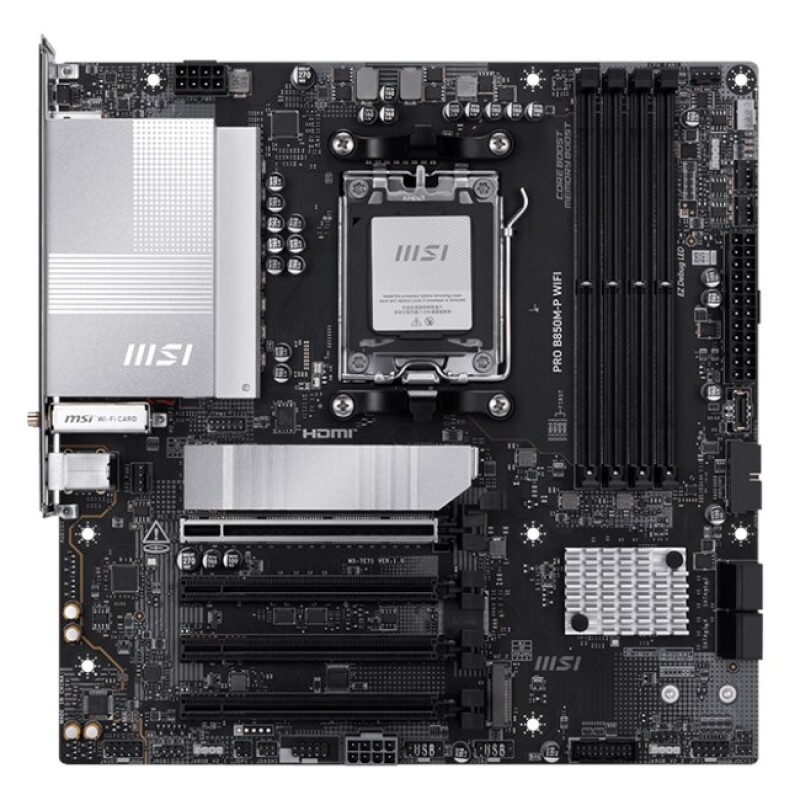 MSI Pro B850M-P Wifi AM5 D5 Hdmi Dp Type-C
