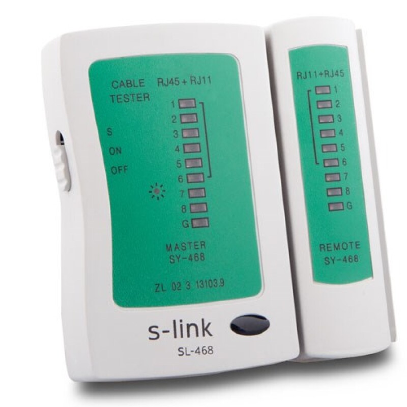 S-Link SL-468 RJ-45,RJ-11 Lüks Kablo Test