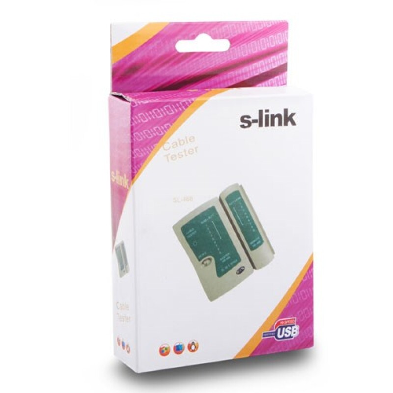 S-Link SL-468 RJ-45,RJ-11 Lüks Kablo Test