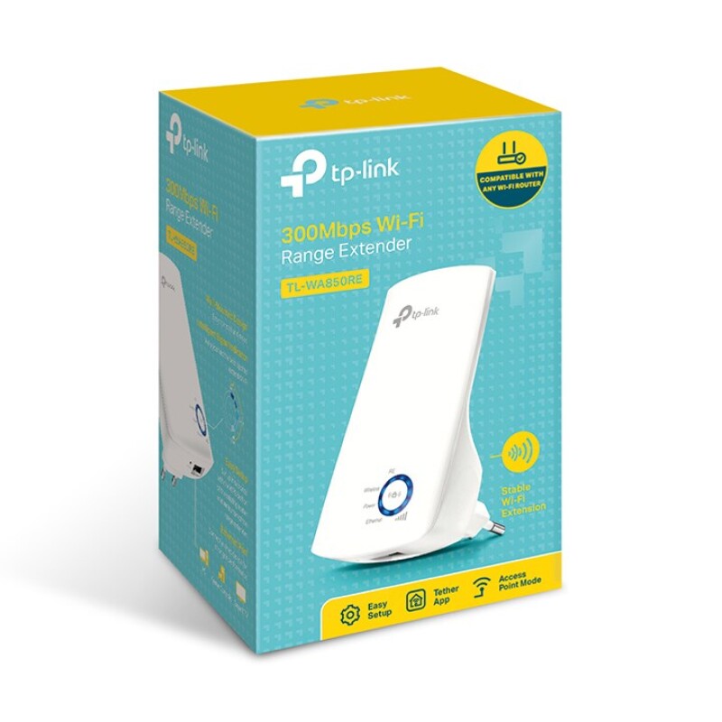 Tp-Link TL-WA850RE 300Mbps Menzil Genişletci(Priz)