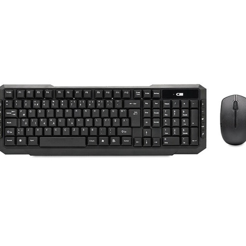 Everest KM-510 Siyah Kablosuz Q Klavye Set
