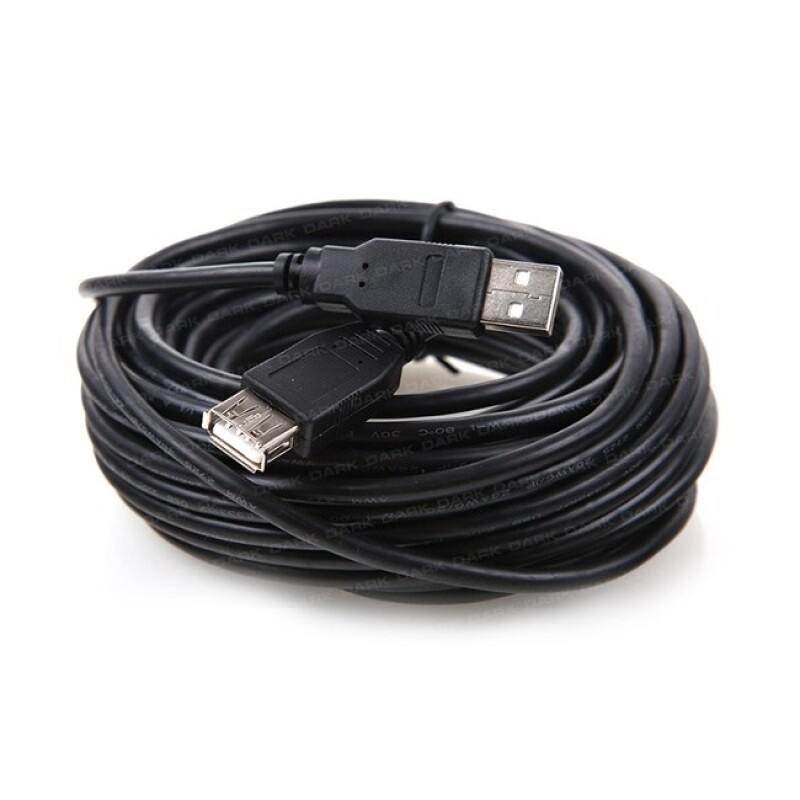 Dark USB Uzatma Kablosu Siyah (10m)