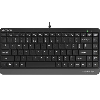 A4-Tech Mini Kablolu Klavye Gri (FK11)