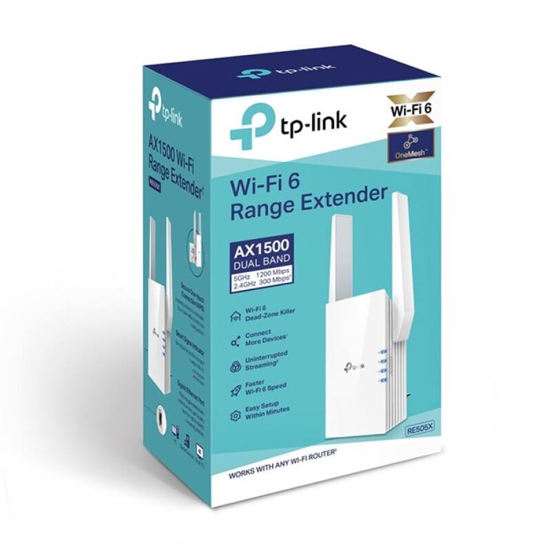 Tp-Link RE505X AX1500 Wi-Fi 6 Menzil Genisletici