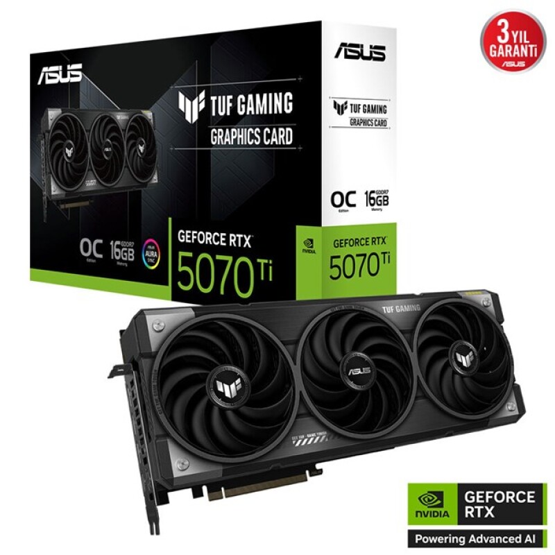Asus GeForce RTX 5070TI 16G Tuf Gaming OC GD7 256B