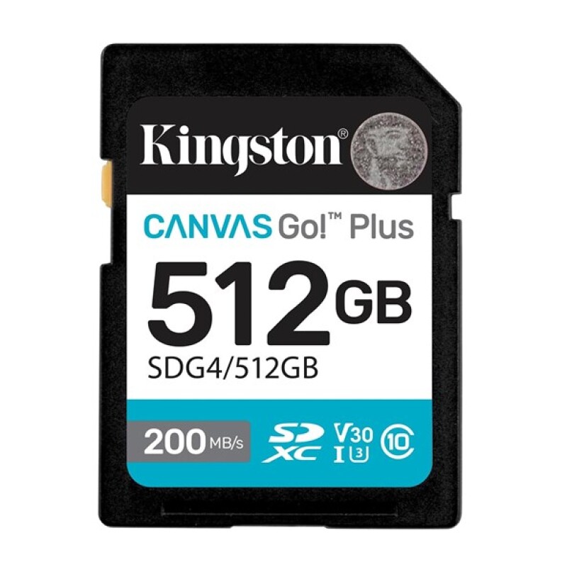 Kingston 512GB SDXC Gen4 200MB/s SDG4/512GB