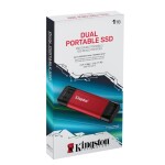 Kingston 1TB USB-A & USB-C Taşınabilir SSD