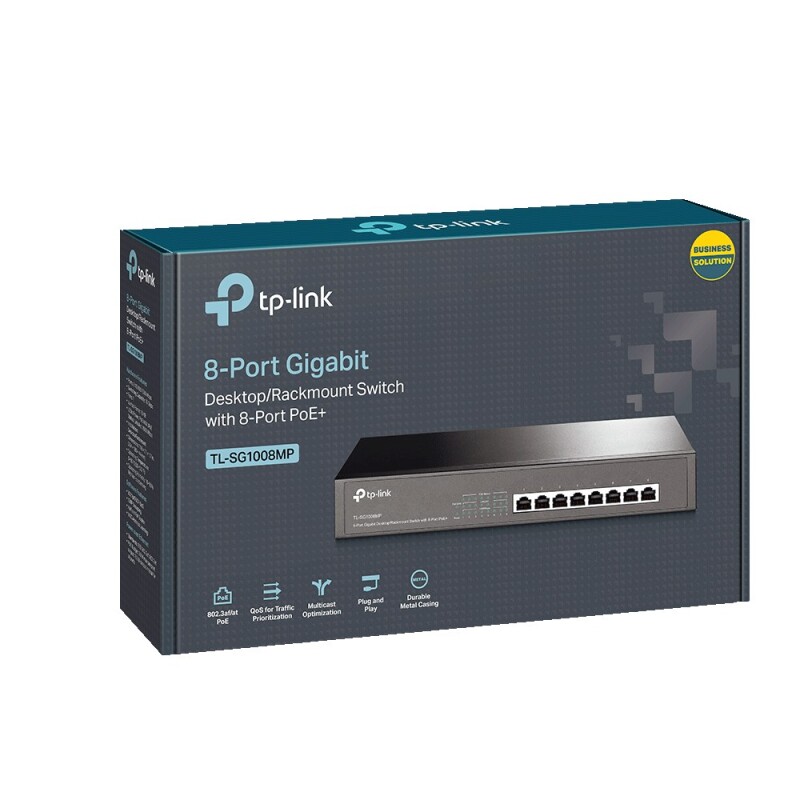 Tp-Link 8Port Gigabit PoE 153W (TL-SG1008MP)