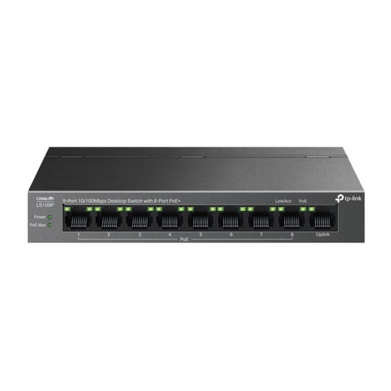 Tp-Link 8Port 10/100 Mbps PoE (LS109P)