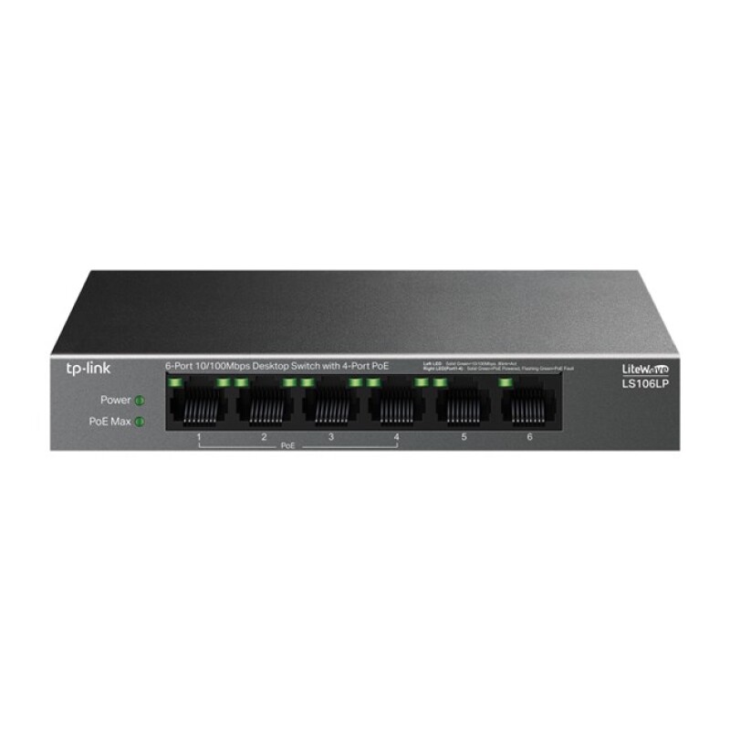 Tp-Link 10/100 Mbps 6Port 4xPoE (LS106LP)