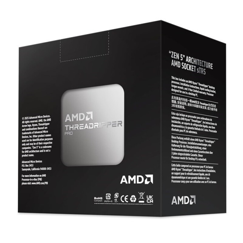 Amd Ryzen TR PRO 9975WX sTR5Pin 350W Fansız Box
