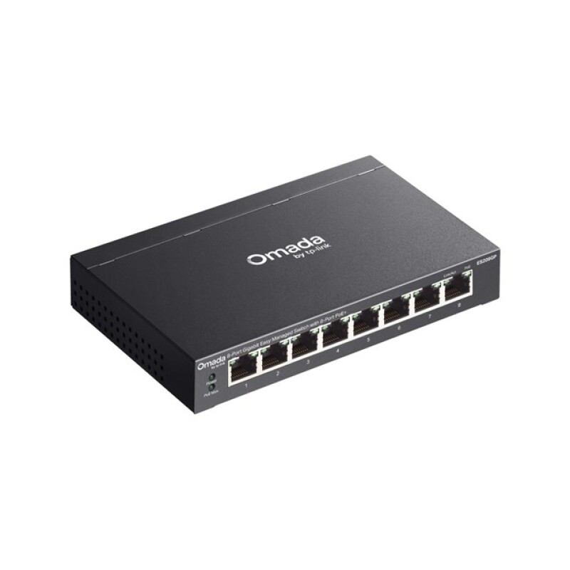 Omada 8Port Gigabit PoE 64W (ES208GP)