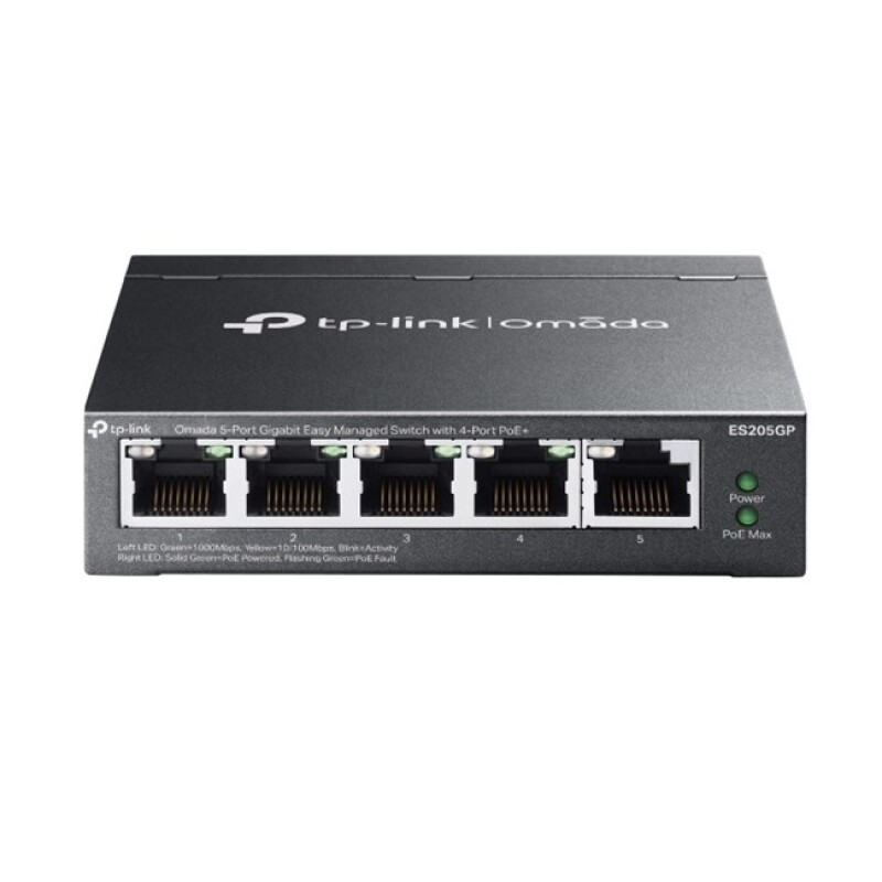 Omada 5Port Gigabit 4xPoE 65W (ES205GP)