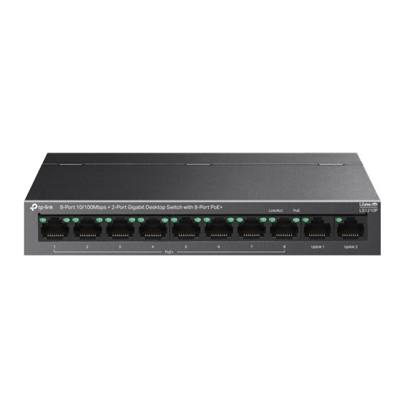 Tp-Link 8Port 10/100 Mbps 96W (LS1210P)