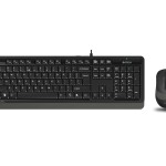 A4-Tech Kablolu Set Gri (F1010-G)