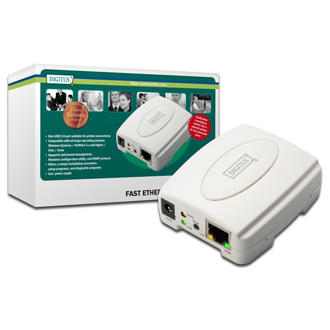 Digitus DN-13003-2 Print Server (1 Port)