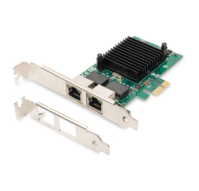 Digitus DN-10132 2 Port Gigabit PCI Express Ethernet Kartı
