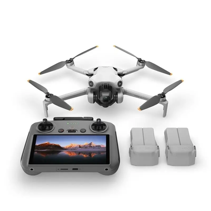 Dji Mini 4 Pro Fly More Combo Plus Drone -DJI RC 2 Ekranlı Kumandalı