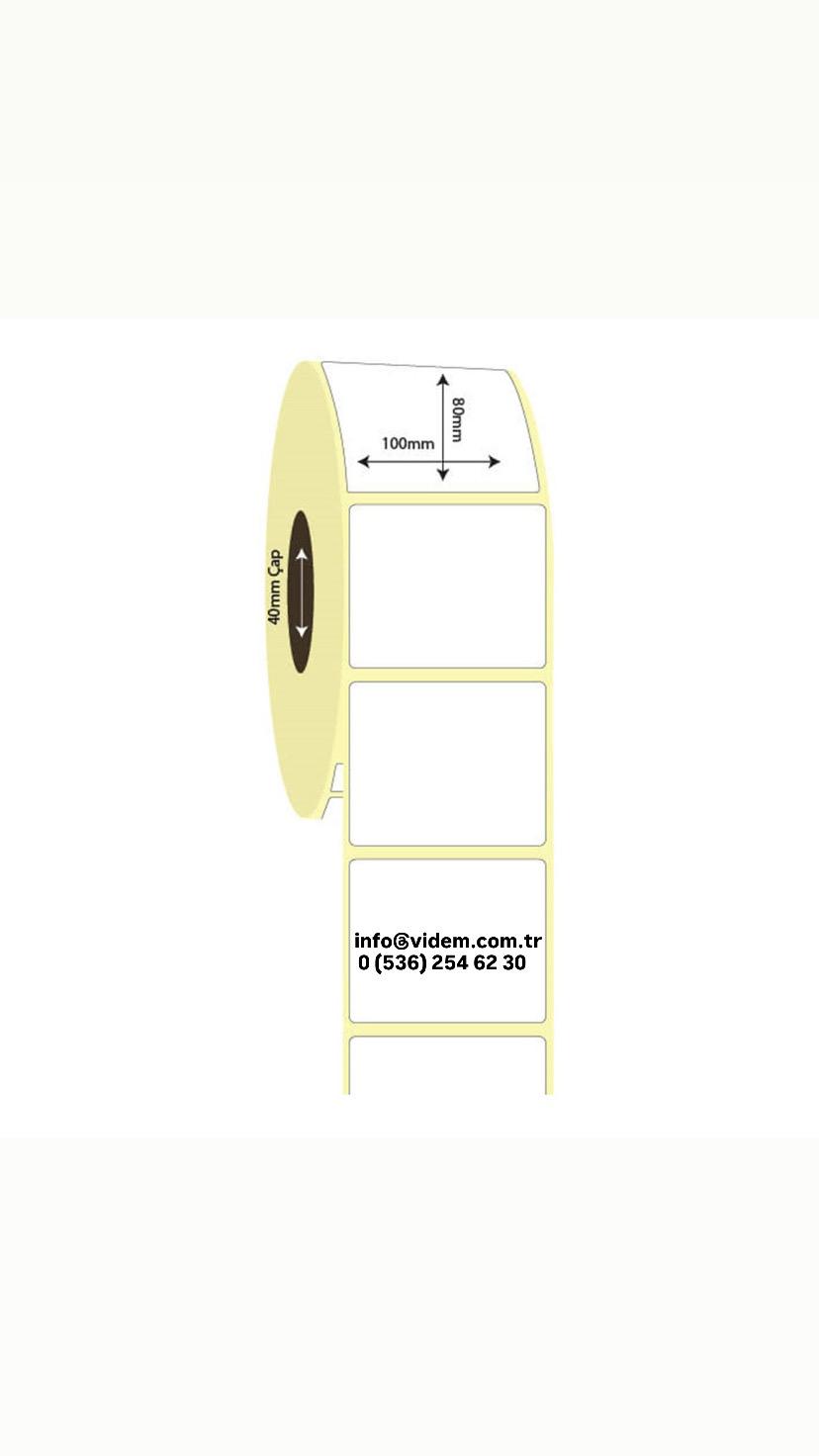 100mm x 80mm Termal Etiket (Sticker)